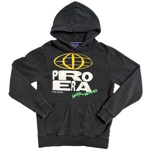 PRO ERA Worldwide Graphic Hoodie Black Size S